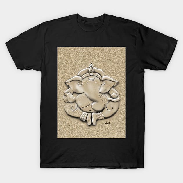 Ganesha art,digital art,digital painting ,thai art,digital file,creative art T-Shirt by audicreate